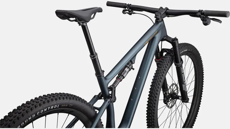 Specialized Epic Evo Pro Ltd Mountain Bike 2024 Satin Metallic Deep Lake/Harvest Gold Metallic-3